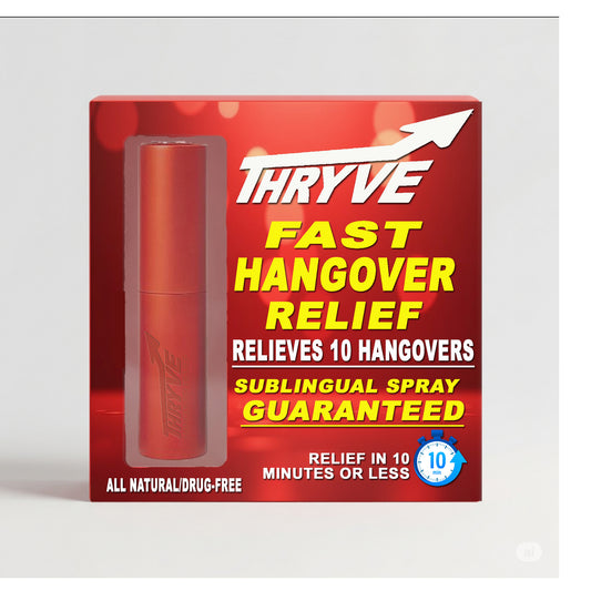 Thryve Hangover Relief Spray-Remediates 10 Hangovers